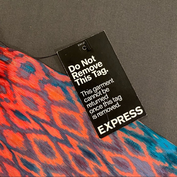 SOLD! Express Print Dress, NWT, Medium - Picture 8 of 11